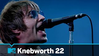 Liam Gallagher Performs Wall Of Glass LIVE At Knebworth 22  MTV Music [upl. by Atnim520]