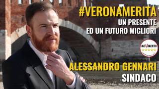 Domenico Ispirato candidato consigliere M5S Verona  Telearena 27 04 2017 [upl. by Talanian]