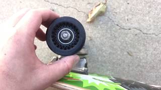 3D Printed Flexible 95A Durometer Skateboard Wheels [upl. by Naffets700]