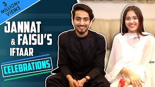 Jannat Zubair Rahmani’s Iftaar Treat For Faisal Shaikh Aka Faisu  Iftaar Celebrations [upl. by Balch]