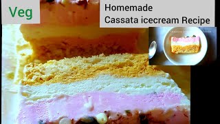 My First Video Cassata Icecream Recipe  How to Make Cassata Ice cream at Home [upl. by Owen100]