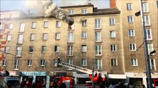 Wohnungsbrand in Wien Simmering 07042014 [upl. by Lenno]