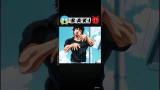 Baki vs chiharu shiba 🥶😱 edit season 2 bakihanma short anime [upl. by Ainocal]