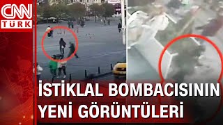 İstiklal bombacısının Taksime gelişi ve bombayı bıraktığı anlar kamerada [upl. by Steinke]