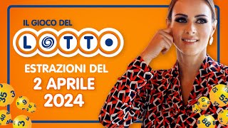 Estrazione in diretta del Gioco del Lotto e del Simbolotto di martedì 2 Aprile 2024 [upl. by Osner]