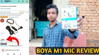 Boya M1 mic Unboxing amp Review  Best budget mic  Technical Rk [upl. by Stanton]