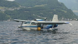 Republic RC 3 Seabee  N6209K Seaplane Meeting Hergiswil 2023 [upl. by Madox]