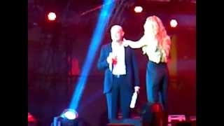 Ilary Blasi BACIA Claudio Bisio in Diretta [upl. by Selig]