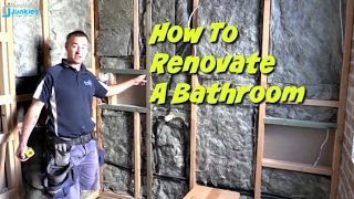 How To Renovate A Bathroom  Part 1 [upl. by Notsirk560]