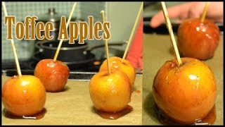 How to make TOFFEE APPLES Halloween Treats [upl. by Anez]