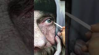 hyperrealism hyperrealistic realism painting oilpainting oil art howtodraw sketch [upl. by Roman]