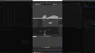 Make stunning landscapes with geometry nodes  blender tutorial shorts [upl. by Berthe]