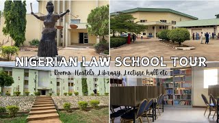 NIGERIAN LAW SCHOOL Abuja campus tour  Rooms  Library  Lecture hall … [upl. by Stannfield147]