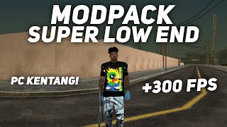 MODPACK GANGSTER GTA SAMP SUPER LOW END UNTUK PC KENTANG  GTA SAMP ROLEPLAY [upl. by Plotkin]