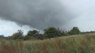 Nice storm structure and thunder 30th July 2013 [upl. by Lucina]