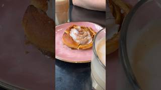 Super gooey Danish Cinnamon Roll Kanelsnegle in Denmark 🇩🇰 [upl. by Creigh]