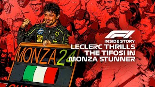 INSIDE STORY Charles Leclercs Second Monza Victory For Ferrari  2024 Italian Grand Prix  Lenovo [upl. by Akcirre184]