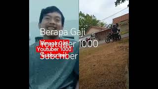 Berapa Gaji Youtuber 1000 Subcriber [upl. by Woods]