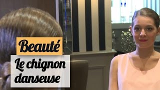 Le chignon danseuse avec filet  Tuto coiffure [upl. by Winnie514]