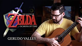 Gerudo Valley  Zelda Ocarina of Time  TVonGuitar [upl. by Hefter72]