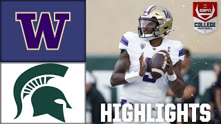 Washington Huskies vs Michigan State Spartans  Full Game Highlights [upl. by Agem]