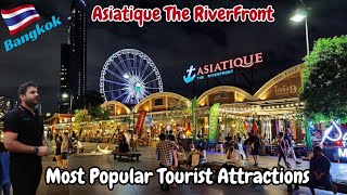 【🇹🇭 4K】Most Popular Tourist Attraction In Bangkok  Asiatique The Riverfront [upl. by Hinkle]