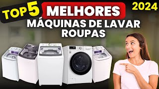 MELHOR MÁQUINA DE LAVAR ROUPAS 2024  TOP 5 Melhores Lavadoras de Roupa para Comprar 2024 [upl. by Elbring993]