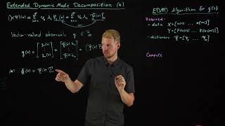 Extended Dynamic Mode Decomposition 4  Koopman modes amp Summary DS4DS 808 [upl. by Dhumma]