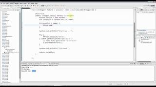 Advanced Java Multithreading Part 13  Callable and Future [upl. by Mroz]