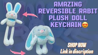 Reversible rabit doll plush keychain🐰 amazing amazon vlog youtube vlogger vlogging daraz [upl. by Mulvihill]