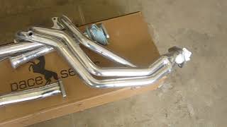 Ebay Exhaust Header vid2of4  Isuzu 4ZE1 26L Cheap Chinese VS PaceSetter USA [upl. by Navets462]