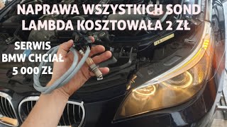 JAK SPRAWDZIĆ SONDĘ LAMBDA BŁĄD WSZYSTKICH SOND BANK 1 2 SENSOR 12 BMW DIAGNOSTYKA 6 CYLINDROWCA [upl. by Darrell]