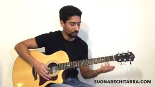 Come Suonare quotCome Vorreiquot di Vasco Rossi  Tutorial Chitarra [upl. by Ykvir]