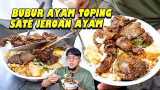 KETEMU BUBUR AYAM DI PINGGIR JALAN RAME BANGET SEHARI LAKU SAMPE 500 PORSI [upl. by Einahpets]