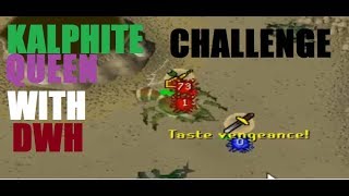 OSRS Dragon Warhammer Only Kalphite Queen Kill Challenge [upl. by Ecnav]