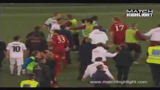 Lazio  AS Roma 12 Fight Attack After the match [upl. by Ainos]