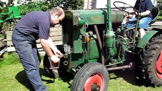 Deutz F1M414 Bj1949 Startvorgang mit Zuendfix [upl. by Krenn]