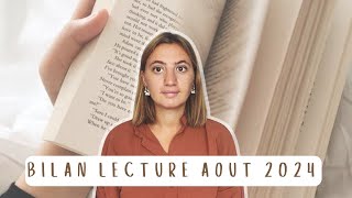 Bilan lecture 📚 août 2024 [upl. by Ahsienet71]