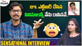 Sacrificing Star Sunisith Sensational Interview  JrNTR  Rajamouli  Telugu Filmy [upl. by Asirralc]