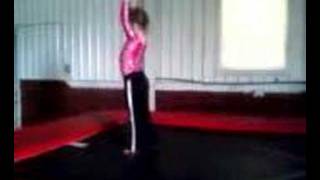 3 year old gymnast  back handsprings [upl. by Ennylyak939]