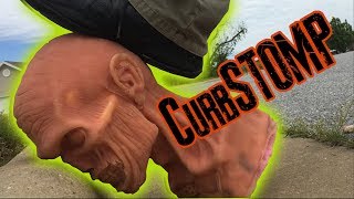 Can you CURB STOMP a Zombie ZGB Science Experiment USA [upl. by Aleuname]