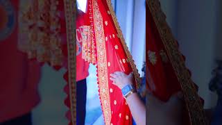 Bridal lehenga draping by Dolly Jain [upl. by Kimitri]