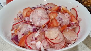 HOW TO MAKE RED RADISH SALAD [upl. by Hester267]