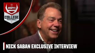 Exclusive Nick Saban interview after his Alabama retirement w Rece Davis 🔊  ESPN College Football [upl. by Akerehs33]