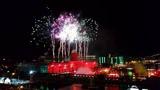 Happy New Year From Dublin Ireland amazing fireworks [upl. by Tiga236]