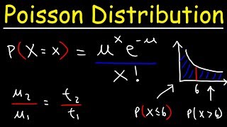 Introduction to Poisson Distribution  Probability amp Statistics [upl. by Leirbag]