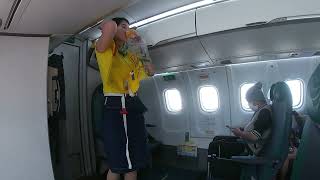 CEBU PACIFIC AIR FLIGHT ATTENDANT SAFETY DEMONSTRATION 2023  CEBU PACIFIC CABIN CREW OR FA [upl. by Allen]