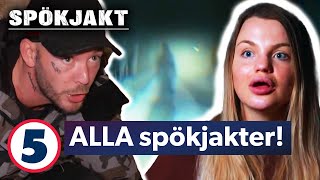 ALLA klipp från ALLA säsonger av Spökjakt  Kanal 5 Sverige [upl. by Jobye885]