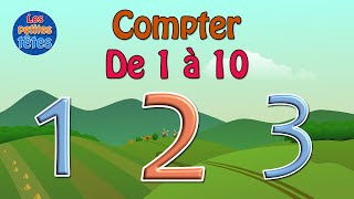 Apprendre à compter jusquà 10 en français  maternelle [upl. by Eaj]