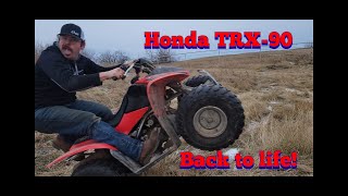 Bringing a Honda TRX 90 back to LIFE [upl. by Olympe390]